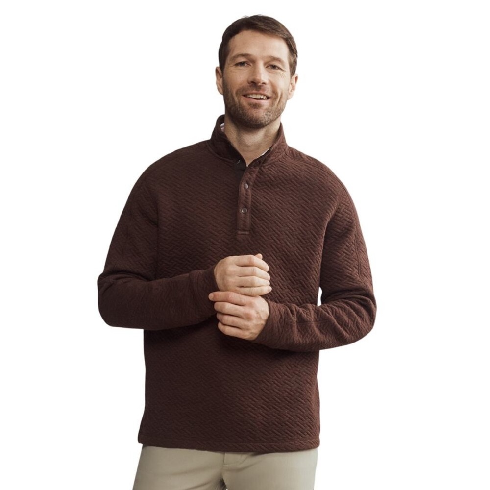 Rhone Weekender Pullover - Brown Heather